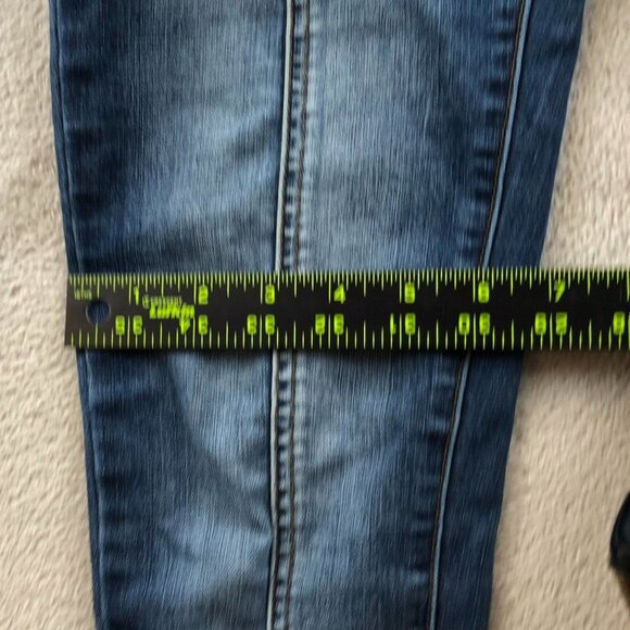 KanCan Women's Jeans Size 3/25 26x25 Measured Mid Rise Skinny Blue Denim - Picture 6 of 16